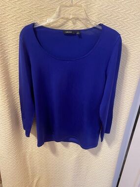 Carlisle Women's Cobalt Blue Long-Sleeve Scoop Neck Top